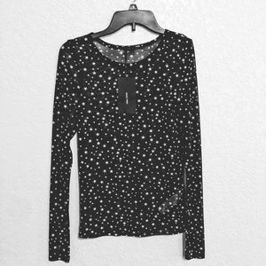 Zara sheer starry blouse size sm